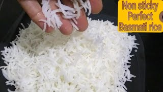 How to boil rice  how to cook rice  Tips To make perfect non sticky basmati rice  biryani rice [upl. by Nylirad]