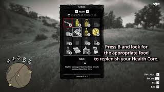 RDR2│How to Replenish Your HEALTH CORE   PC   Guide 2024 [upl. by Bascio660]