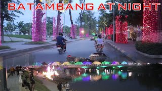 BATTAMBANG AT NIGHT BEFORE BOAT RACING FESTIVAL  WONDERFUL TOWN [upl. by Siloam251]