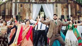 BRIDE takes over GROOMS dance performance with his Dance team Watch him react to this SURPRISE [upl. by Lorollas]