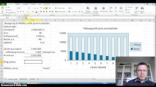 Annuitetslån  effektiv rente [upl. by Grosvenor799]