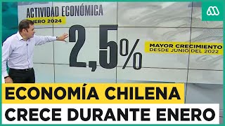 Con peras y manzanas Sorpresivo crecimiento de la economía chilena en enero [upl. by Ehrlich853]