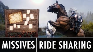 Skyrim Mods Missives amp Ride Sharing [upl. by Tomkins]