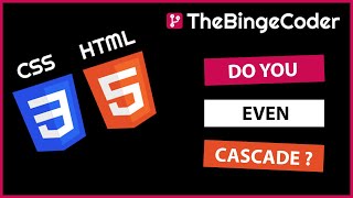 What is Cascading in CSS   Order Rule Inheritance  Specificity  HTMLCSSSASS Tutorial  5 [upl. by Suruat]