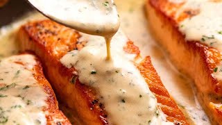 15 minutes Lemon Butter Baked Salmon Recipe  Easy Dinner Idea [upl. by Adnoral]