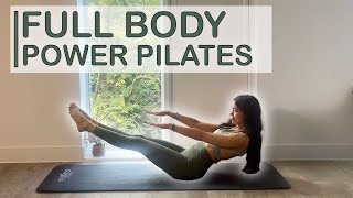 10 MIN  FULL BODY POWER PILATES  Short And Powerful Pilates [upl. by Tacye]