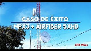 Caso de éxito NPX3 y Airfiber 5XHD  NetPoint  Ubiquiti [upl. by Halie]