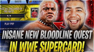 INSANE NEW BLOODLINE QUEST amp COLLECTIBLE EVENT IN WWE SUPERCARD [upl. by Rolyat120]