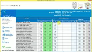 Ingreso de Calificaciones desde Excel al Plataforma Gestión de Control Escolar [upl. by Hajidahk847]