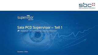 SBC Webinar – Saia PCD Supervisor Teil 1 [upl. by Ziom]