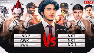 ❤NG 2 vs NXT❤ 🔥GWK 2 vs NXT🔥⭐GWK 2 vs NG1⭐TOURNAMENT🏆ROUND2🥵DAY4💥FT IND PAK free fire live [upl. by Prima]