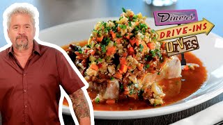 Guy Tries a MarineTurnedChef’s Spot in AZ Strip Mall  Diners DriveIns and Dives  Food Network [upl. by Aidroc]