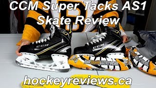 CCM Super Tacks AS1 Hockey Skate Review [upl. by Cyrille]