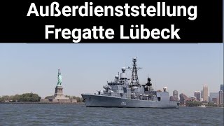 Außerdienststellung Fregatte Lübeck  die letzte F122 holt die Flagge nieder Appell 15122022 [upl. by Aicenad]