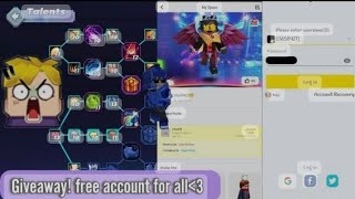 bmgo bedwars acc giveaway free acc max talend bedwars bmgo [upl. by Fortin899]