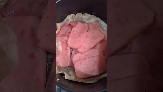 Fried Spam sa airfryer breakfast mealshortfeeds food satisfyingairfryerrecipes [upl. by Ecnirp]