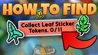 HOW TO GET ALL OF THE LEAF STICKERS IN THE NEW BEESWARM UPDATE Sticker Update [upl. by Yentirb147]