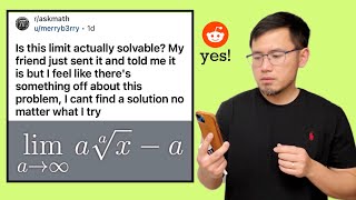 Is this limit actually solvable Reddit calculus problem raskmath [upl. by Tiphani]