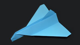 Como hacer un Avion de Papel que Vuela Mucho  Aviones de Papel  Origami Avión [upl. by Motch]