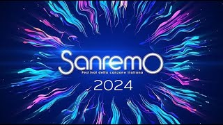 Sanremo 2024  Canzoni Lyricstesti [upl. by Tabina]