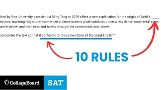 Digital SAT Conforms to the Conventions of Standard English [upl. by Shepley]