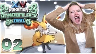 🔴LES GALERES MORT amp RAGE DE FLUFFY  02 Pokémon X amp Y RANDOMLOCK DUO [upl. by Ehcropal890]