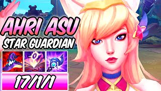 STAR GUARDIAN AHRI MID FULL AP GAMEPLAY  AHRI ASU REWORK  League of Legends [upl. by Zoller]