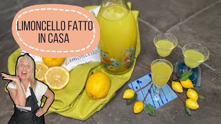 LIMONCELLO FATTO IN CASA DELLA COSTIERA AMALFITANA [upl. by Ferdinanda356]