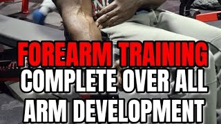 FOREARM TRAINING FOR COMPLETE ARM DEVELOPMENT [upl. by Silver]