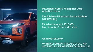 Mitsubishi Strada Athlete TVC 60s feat Brandon quotThe Truthquot Vera 2020 [upl. by Eenyaj]