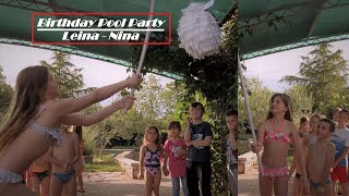 Birthday Pool Party  Leina  Nina  DJI [upl. by Lekram]