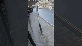 Ferrari crashes into bike racks in Norwich [upl. by Brightman]