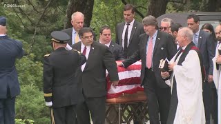 State leaders say their goodbyes to former Connecticut governor [upl. by Kordula]