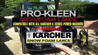 PROKLEEN SNOWFOAM LANCE V KARCHER SNOW FOAM LANCE [upl. by Kcirdla]