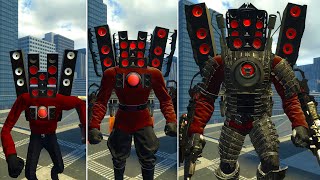 EVOLUTION OF NEW ARMORED TITAN SPEAKER MAN  Skibidi Toilet In Garrys Mod [upl. by Camp]