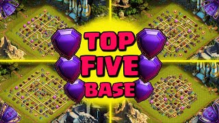 TOP 5 Best LEGENDS LEAGUE Bases to PUSH in TH16  NEW Legends League Base Layouts Clash of Clans [upl. by Litnahs]