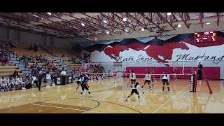 North Shore Varsity Volleyball vs Atascocita Set 3 10222024 [upl. by Alger]