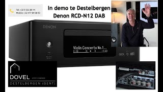 Scherpste prijs voor Denon rcdn12dab dat is ons aanbod met service garantie en 27 jaar vakkennis [upl. by Adnawyek]