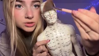 Asmr Berlin Acupuncture doll trigger [upl. by Eerhs554]