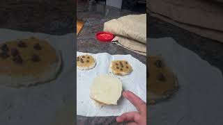 How to make peanut butterchocolate chip cookies 🍪 😋🤩 [upl. by Mora]