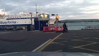 Big Ferry entering Poole Harbour 5723 Brittany Ferries Barfleur [upl. by Trepur]