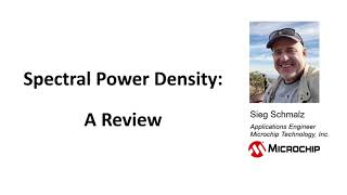 Spectral Power Density A Review [upl. by Esta169]