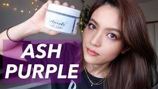 エンシェールズアッシュパープルのカラーバターで髪を染めてみた！ Review Ancels Color Butter  Ash Purple [upl. by Nired]