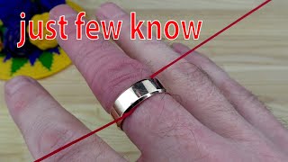 A doctor showed me how to remove the stucked ring from my finger [upl. by Wobniar768]