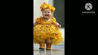 XXXL Cute Baby Fashion Show  Enjoy the show without sound only enjoy [upl. by Ahsinit]