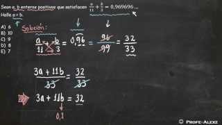 problema numeros decimales periodicos 201 [upl. by Alisia]