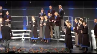 DIV DŪJIŅAS Laura Jekabsone  MIXED CHOIR MASKA [upl. by Namwen]