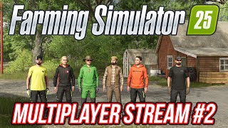 FARMING SIMULATOR 25 MULTIPLAYER 02  Stream 13112024 [upl. by Ardussi]