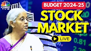 Stock Market LIVE Updates  Budget 2024  Nifty amp Sensex Live  July 24th  Business News Live [upl. by Fontes]