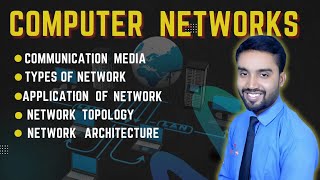 Introduction to Computer Networks Types of Network Network Topology [upl. by Notneb]